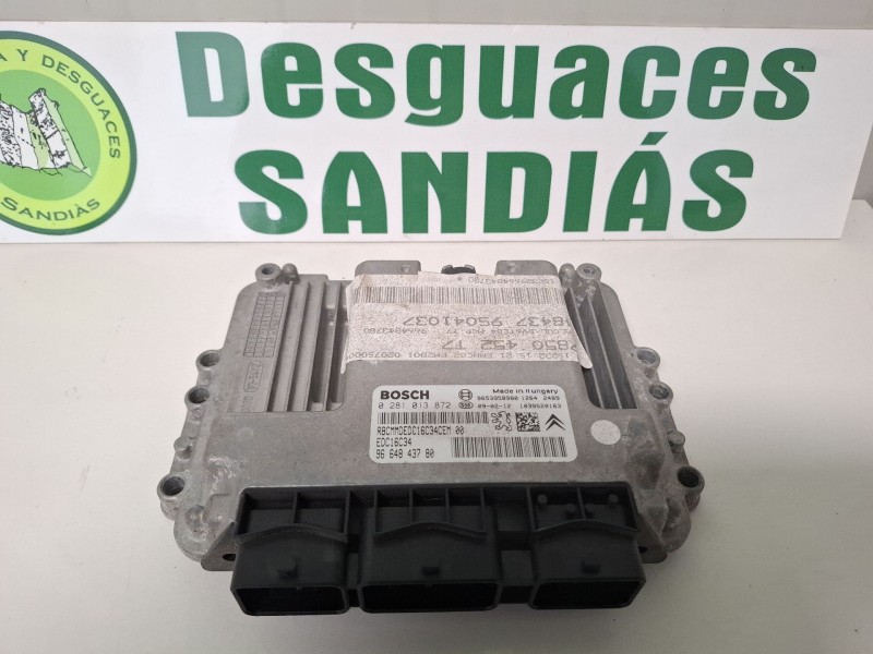 Recambio de centralita motor para peugeot 308 referencia OEM IAM 9664843780  0281013872