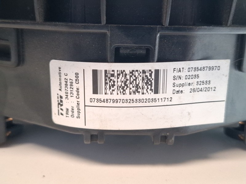 Recambio de airbag de volante para citroen jumper 2.2 hdi referencia OEM IAM 0735487997034073842C  