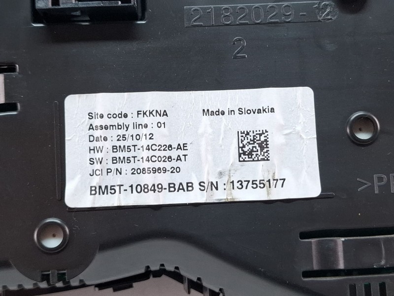 Recambio de cuenta kilometros para ford focus iii 1.0 ecoboost referencia OEM IAM 2182029  