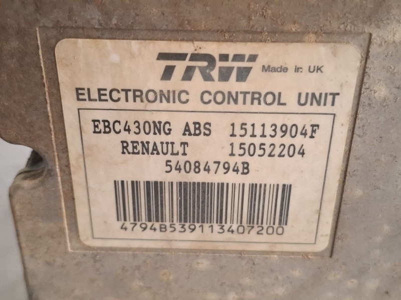 Recambio de modulo abs para renault master referencia OEM IAM 820052835754084794B  