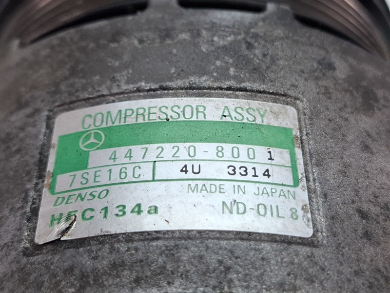 Recambio de compresor aire acondicionado para mercedes-benz s320 referencia OEM IAM 4472208001  
