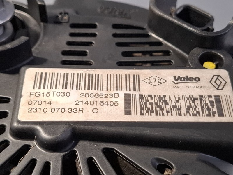 Recambio de alternador para renault megane iv sport tourer (k9a/m/n_) 1.6 dci 130 referencia OEM IAM 231007033R  