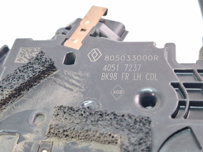 Recambio de cerradura puerta delantera izquierda para renault clio 4 0.9 tce 90 gasolina 90cv / 66kw h4b referencia OEM IAM 8050