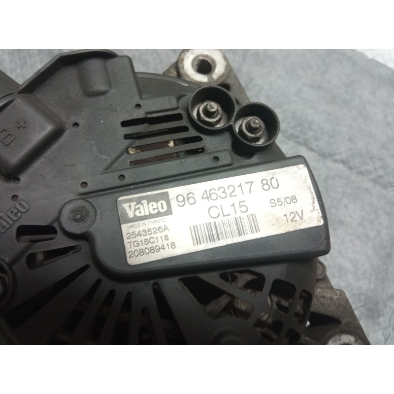 Recambio de alternador para peugeot 207 referencia OEM IAM 9646321780  