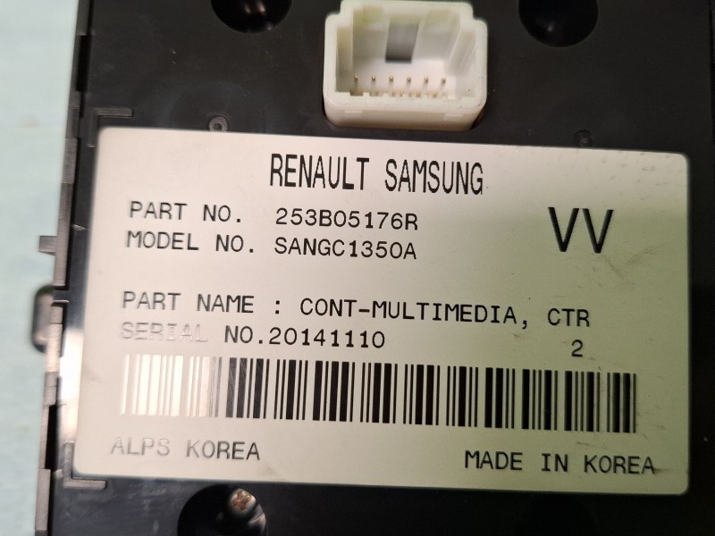 Recambio de mando radio para renault laguna iii referencia OEM IAM 253B05176R  