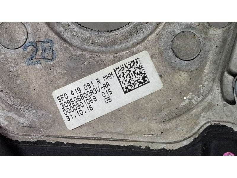 Recambio de volante (sin airbag) para seat leon (5f1) 2.0 tdi referencia OEM IAM 5F0419091R  