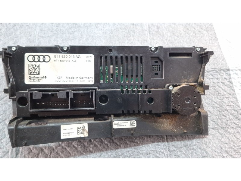 Recambio de mando calefaccion aire acondicionado para audi a4 referencia OEM IAM 8T1820043AG  