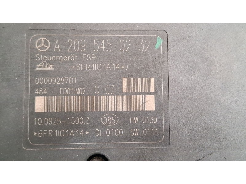 Recambio de modulo abs para mercedes-benz c220 referencia OEM IAM A2095450232A0034319412Q03  