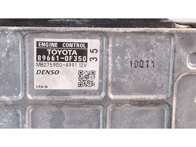 Recambio de centralita motor para toyota verso referencia OEM IAM 89661-0F350/MB275900-4991  