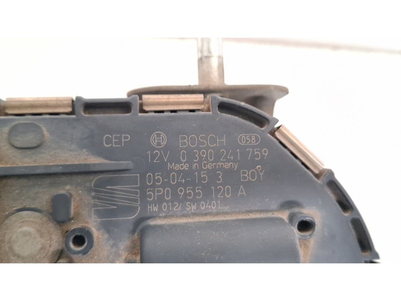 Recambio de motor limpiaparabrisas delantero derecho para seat altea referencia OEM IAM 3397020646  