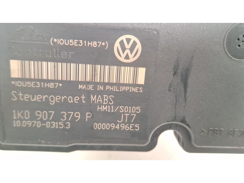 Recambio de modulo abs para seat altea referencia OEM IAM 1k0614117j1K0907379P  