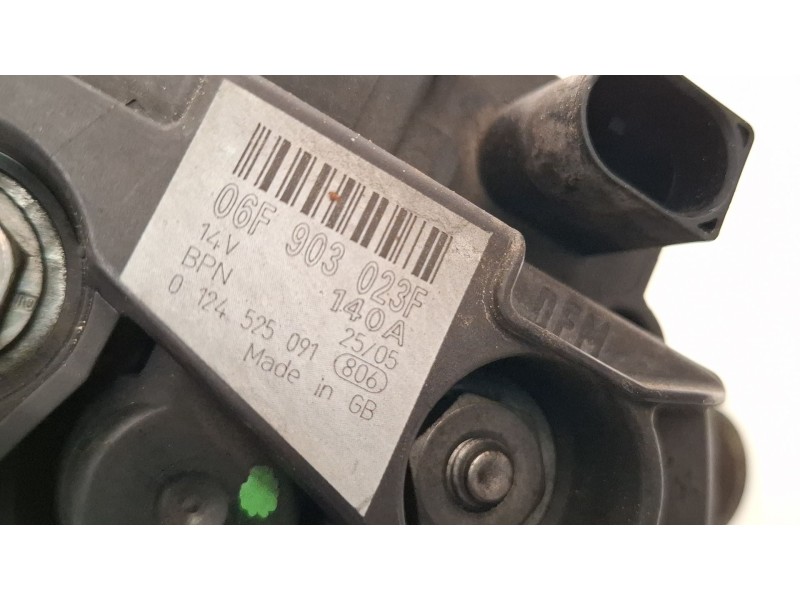 Recambio de alternador para seat altea referencia OEM IAM 06F903023F  