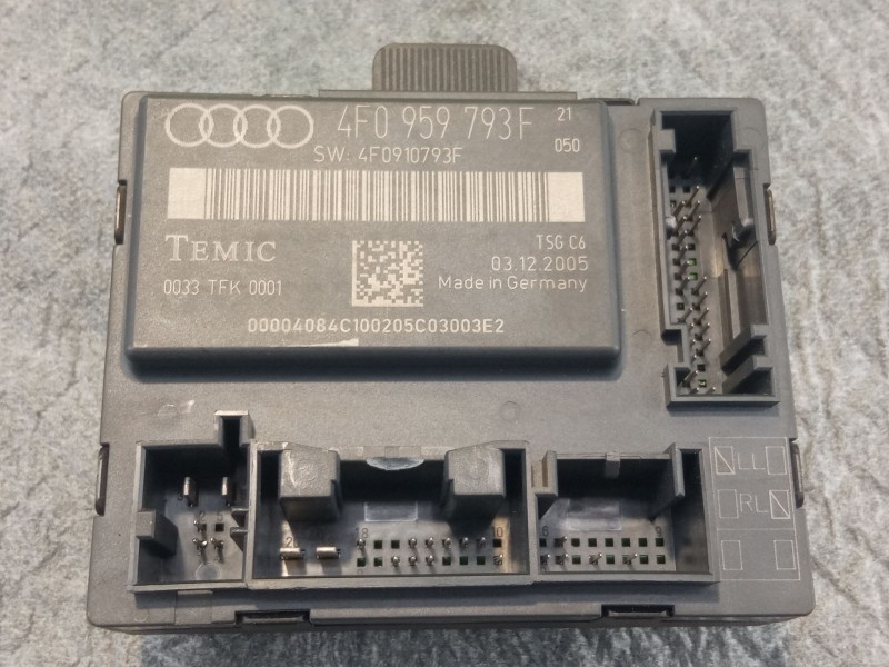 Recambio de modulo control puerta delantera izquierda para audi a6 referencia OEM IAM 4F0959793F  