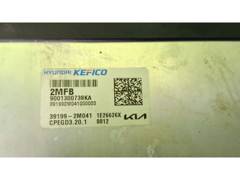 Recambio de centralita motor para kia sportage 1.6 hibrido no enchufable nq5e/f5p21/m61a17 referencia OEM IAM 391992M041  