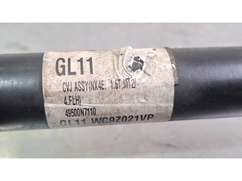 Recambio de palier izquierdo para kia sportage 1.6 hibrido no enchufable nq5e/f5p21/m61a17 referencia OEM IAM 49500N7110GL11WC9Z