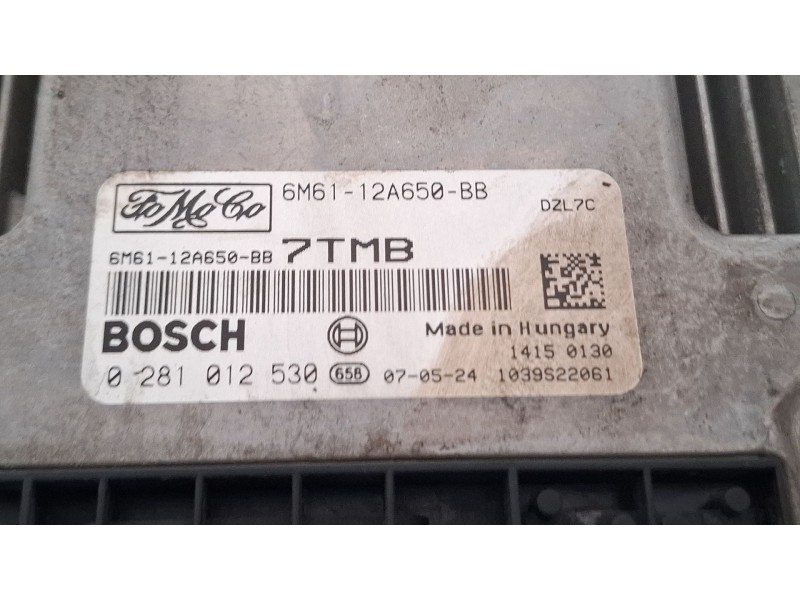 Recambio de centralita motor para mazda mazda 3 referencia OEM IAM 6M61-12A650-BB0281012530  