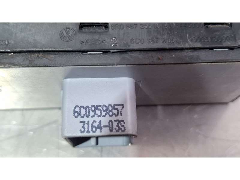 Recambio de mando elevalunas delantero izquierdo para volkswagen polo referencia OEM IAM 6R0867255K  