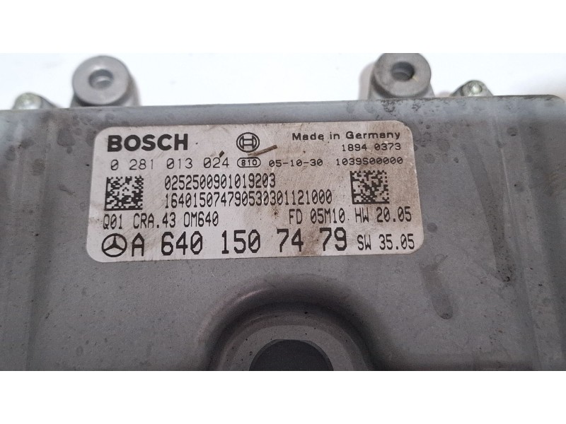 Recambio de centralita motor para mercedes-benz clase b sports tourer (w245) b 200 cdi (245.208) referencia OEM IAM A6401507479 