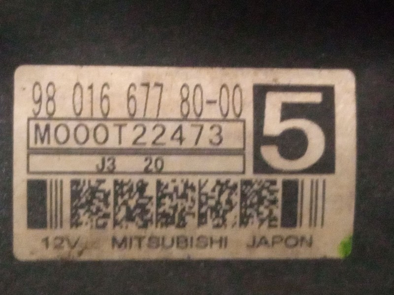 Recambio de motor arranque para peugeot 208 referencia OEM IAM 9801667780  