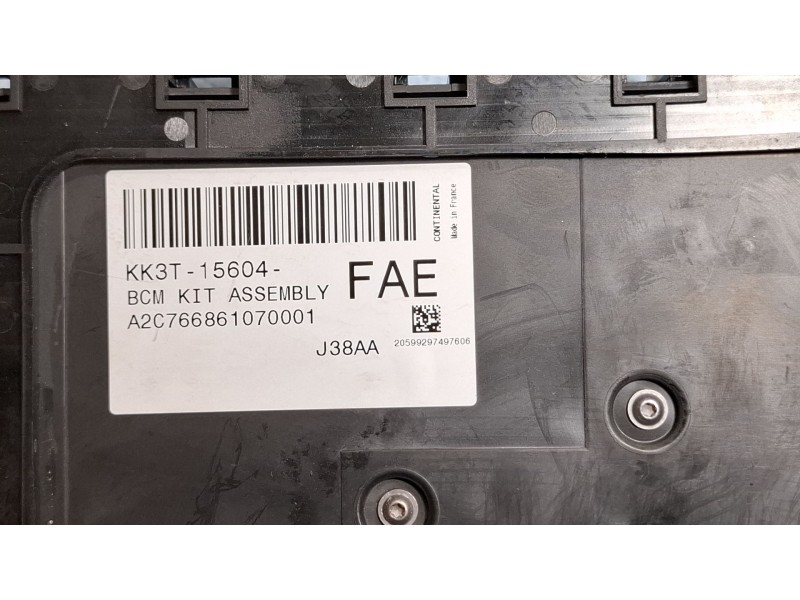 Recambio de caja reles / fusibles para ford tourneo referencia OEM IAM KK3T15604  