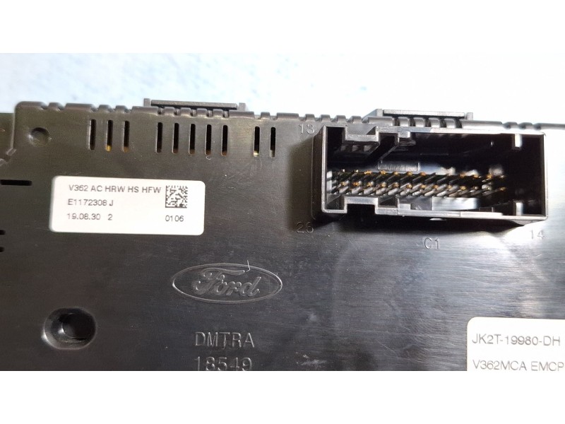 Recambio de mando calefaccion aire acondicionado para ford tourneo referencia OEM IAM JK2T19980DH  