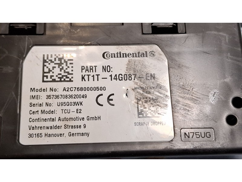 Recambio de modulo electronico para ford tourneo referencia OEM IAM KT1T14G087EN  