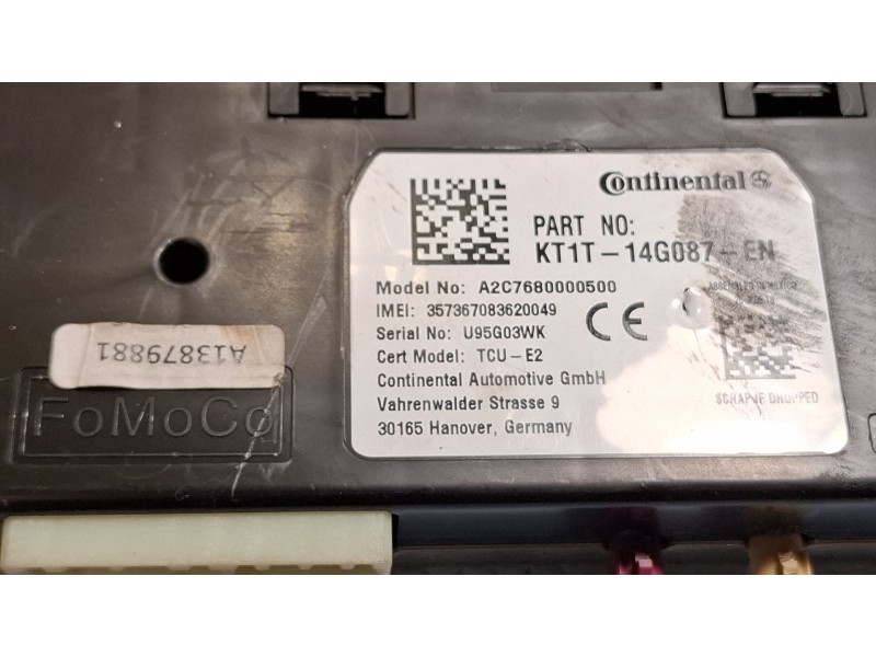 Recambio de modulo electronico para ford tourneo referencia OEM IAM KT1T14G087EN  