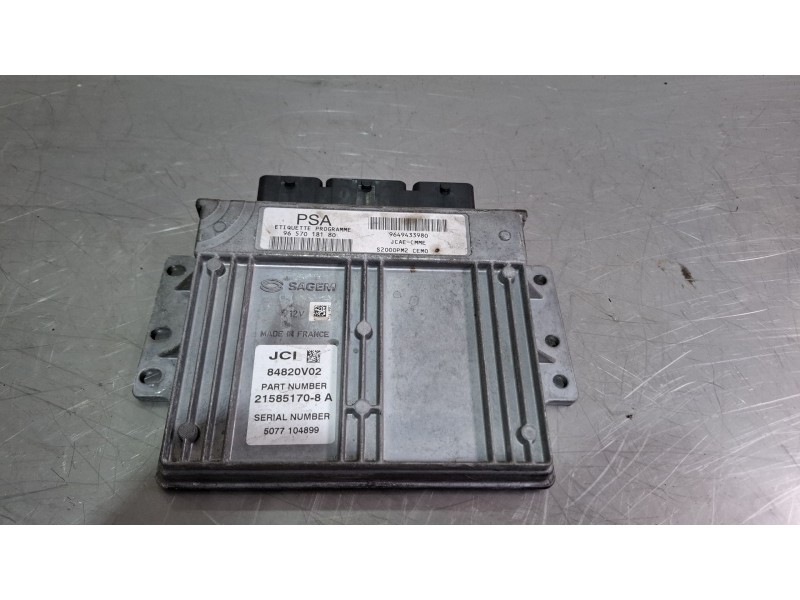 Recambio de centralita motor para citroën c3 referencia OEM IAM 9657018180 9649433980  