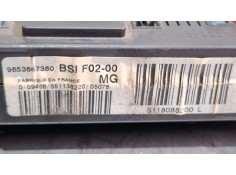 Recambio de centralita bsi para citroën c3 referencia OEM IAM 9653667380 S118085200L  