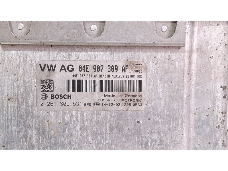 Recambio de centralita motor para volkswagen polo referencia OEM IAM 04E907309AF 0261S09531  