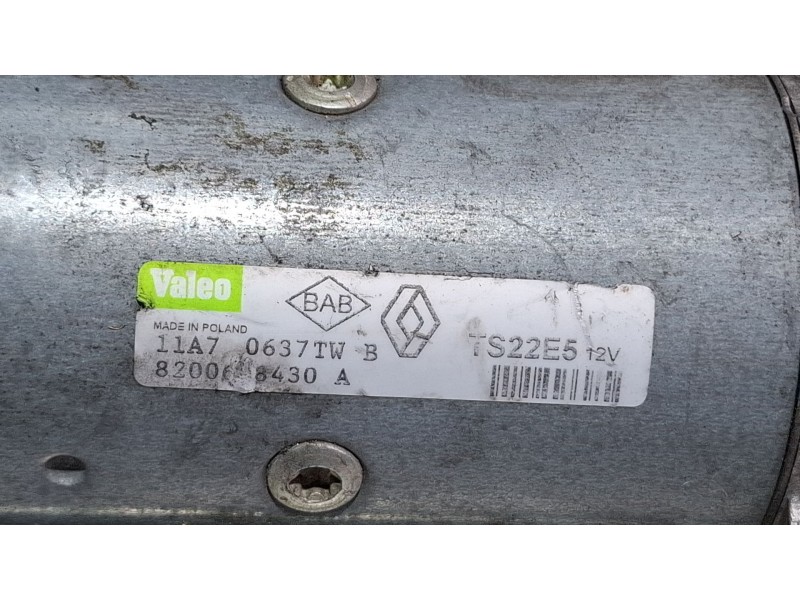 Recambio de motor arranque para renault latitude referencia OEM IAM TS22E5  