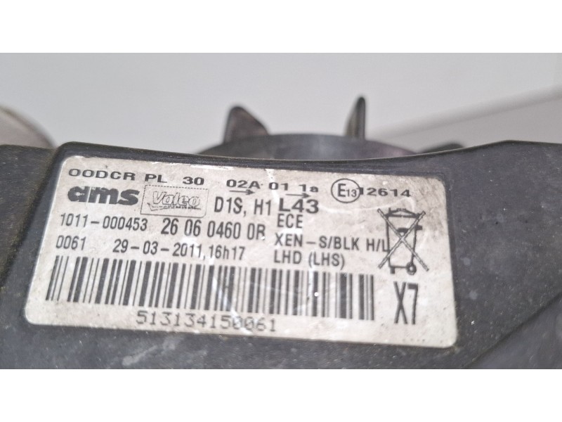 Recambio de faro delantero izquierdo para renault latitude referencia OEM IAM 260604600R  
