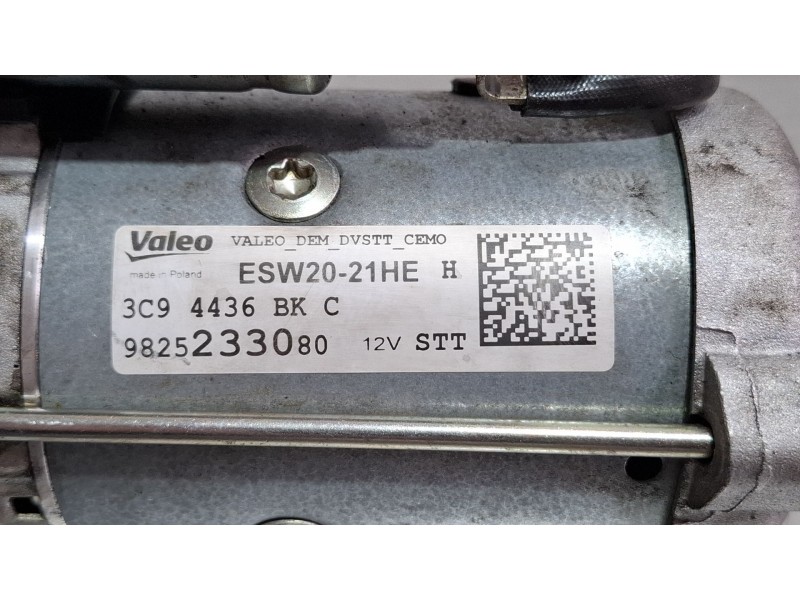 Recambio de motor arranque para peugeot 2008 signature blue referencia OEM IAM 9825233080  