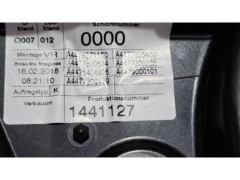 Recambio de elevalunas delantero derecho para mercedes-benz vito referencia OEM IAM A4479063600  