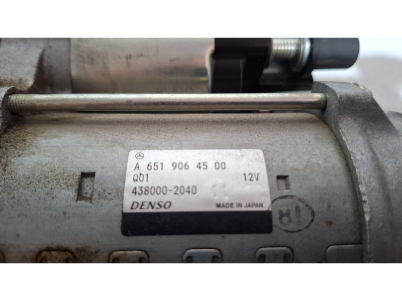 Recambio de motor arranque para mercedes-benz vito referencia OEM IAM A6519064500  