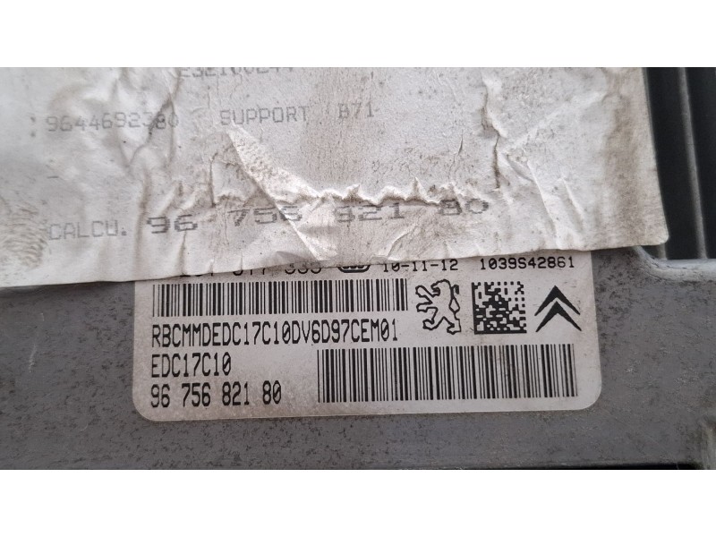 Recambio de centralita motor para citroën c4 referencia OEM IAM 9675682180 0281017335  