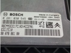 Recambio de centralita motor para peugeot 208 referencia OEM IAM 0281030545  9807886180