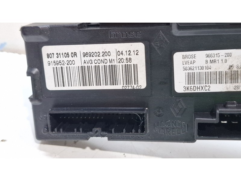 Recambio de elevalunas delantero izquierdo para renault megane scenic 1.5 d 110cv jz/jz09/jz0903 referencia OEM IAM 966315200 96