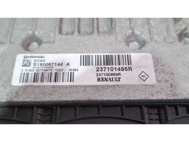 Recambio de centralita motor para renault megane scenic 1.5 d 110cv jz/jz09/jz0903 referencia OEM IAM S180067144A / 237101495R  