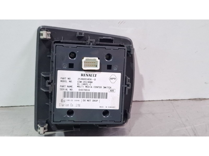Recambio de mando multifuncion para renault megane scenic 1.5 d 110cv jz/jz09/jz0903 referencia OEM IAM 253B00345R-D  