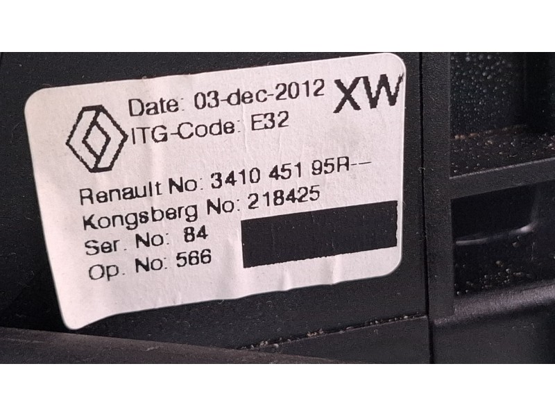 Recambio de palanca cambio para renault megane scenic 1.5 d 110cv jz/jz09/jz0903 referencia OEM IAM 8200961663A  