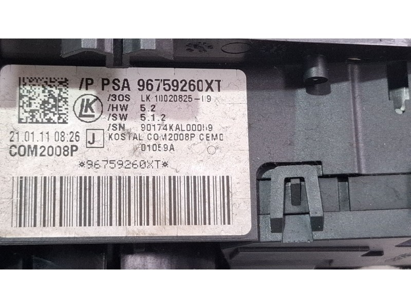 Recambio de mando multifuncion para peugeot 508 active hdi referencia OEM IAM 96759260XT  