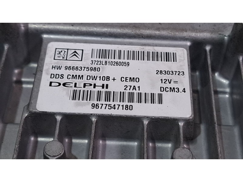 Recambio de centralita motor para peugeot 508 active hdi referencia OEM IAM 9677547180  