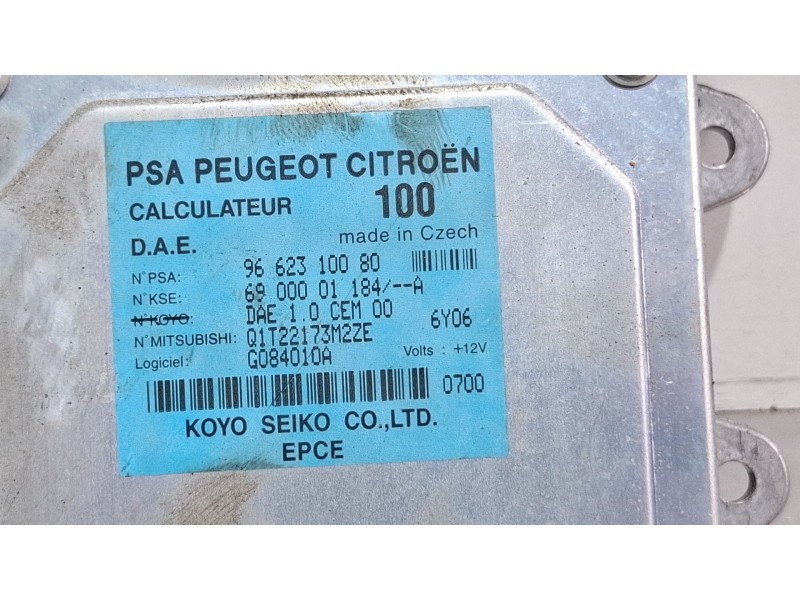 Recambio de centralita direccion asistida para citroën c3 referencia OEM IAM 9662310080  