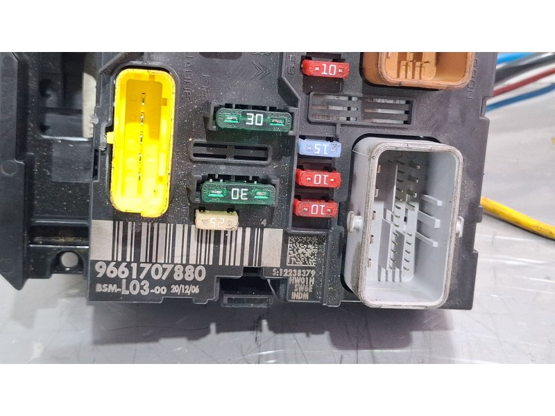 Recambio de centralita bsm para citroën c3 referencia OEM IAM 9661707880  