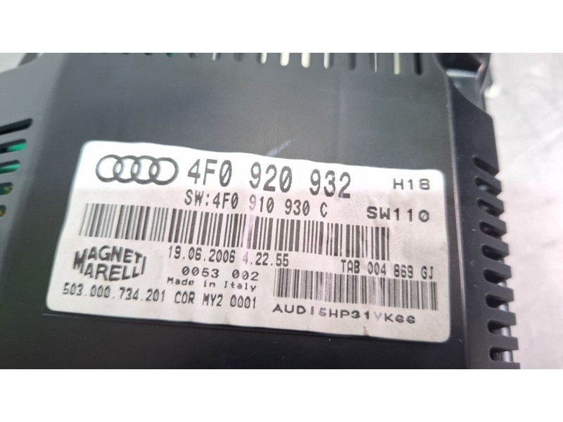 Recambio de cuenta kilometros para audi a 6 referencia OEM IAM 4f0920932 4F0910930C  
