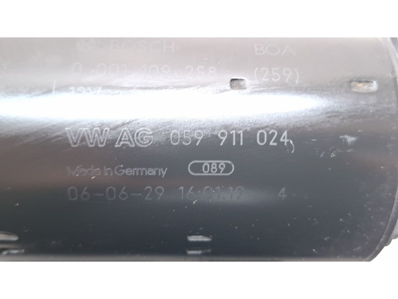 Recambio de motor arranque para audi a 6 referencia OEM IAM 059911021 0001109258  
