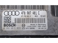 Recambio de centralita motor para audi a 6 referencia OEM IAM 4F0907401C 0281013833   2