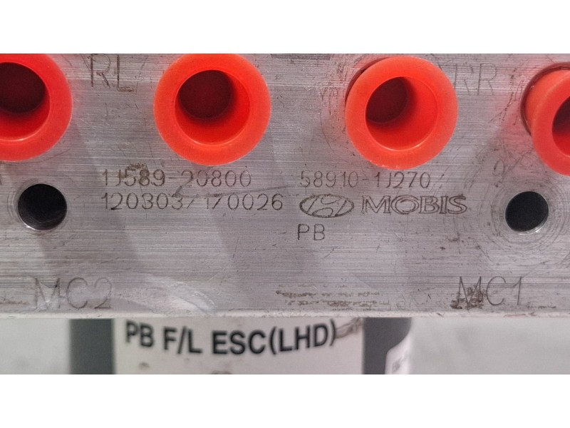 Recambio de modulo abs para hyundai i20 referencia OEM IAM 589101J270 6158945200  