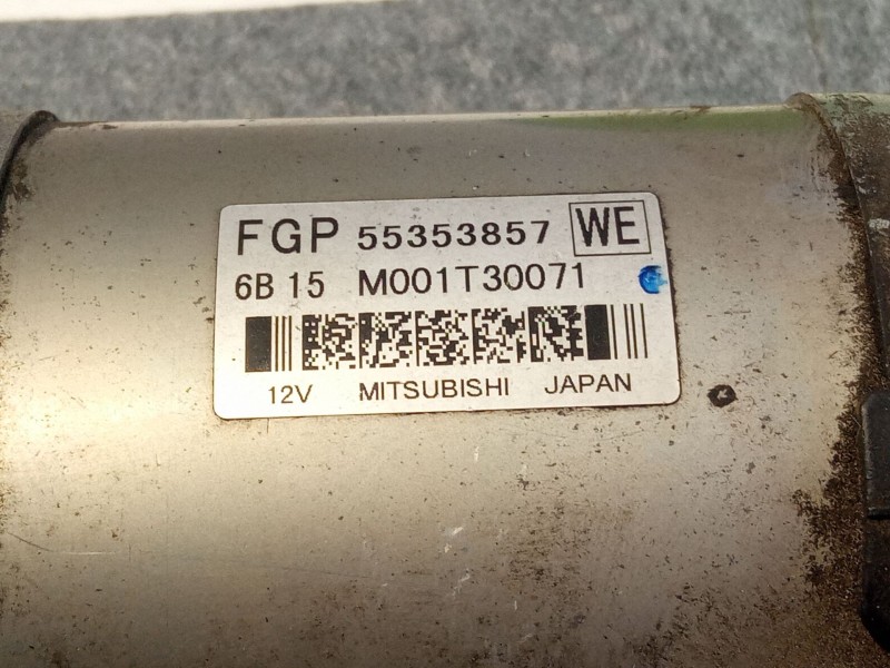 Recambio de motor arranque para opel zafira referencia OEM IAM M001T30071 FGP 55353857 